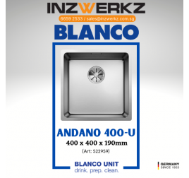 Blanco Andano 400-U Stainless Steel Sink